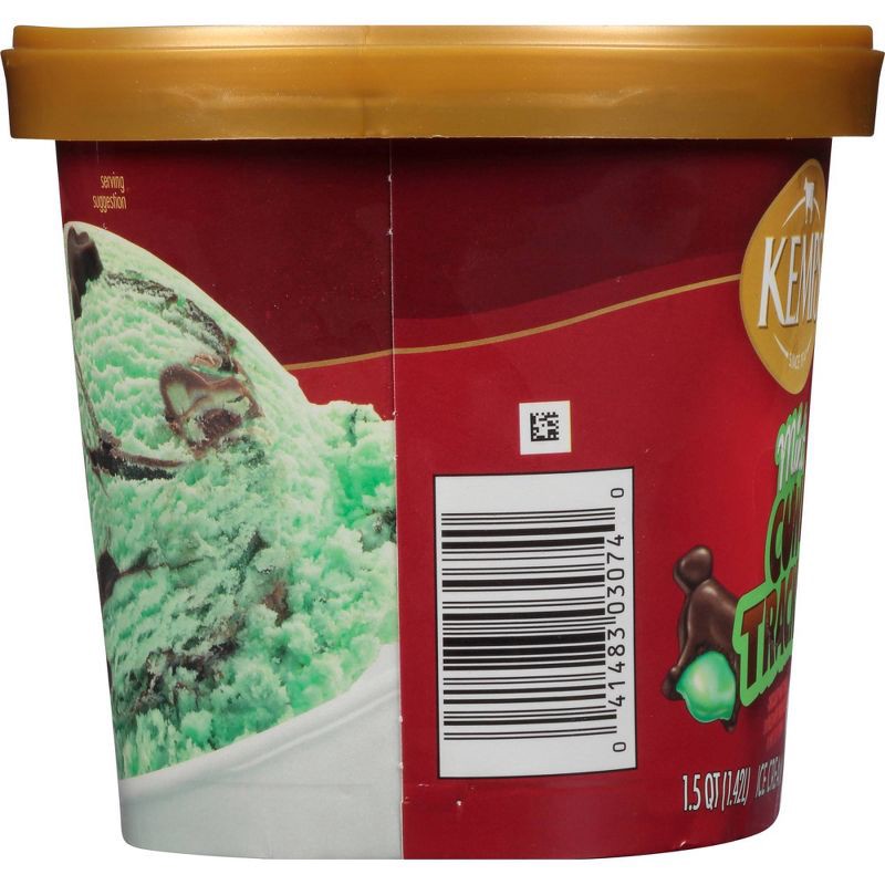 slide 3 of 5, Kemps Mint Cow Tracks Premium Ice Cream - 48oz, 48 oz