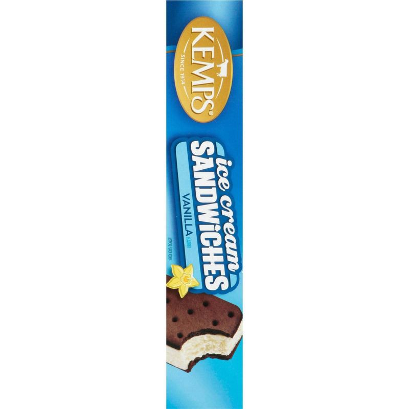 slide 4 of 6, Kemps Vanilla Ice Cream Sandwiches - 12pk, 12 ct