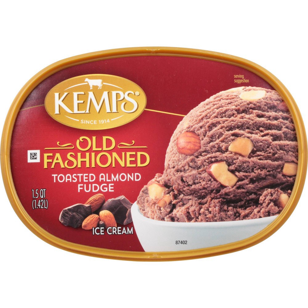 Kemps Old Fashioned Toasted Almond Fudge Ice Cream 48oz 48 oz Shipt