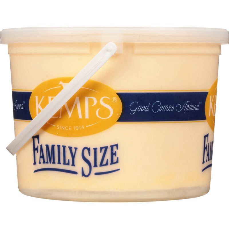 slide 3 of 5, Kemps New York Vanilla Reduced Fat Ice Cream - 128oz, 128 oz