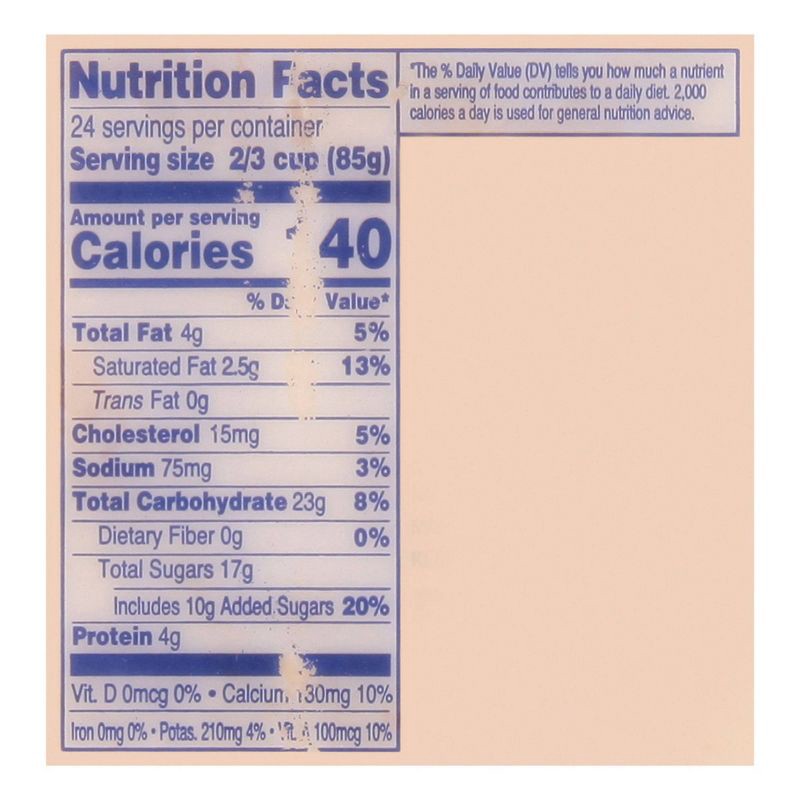 slide 4 of 5, Kemps New York Vanilla Reduced Fat Ice Cream - 128oz, 128 oz