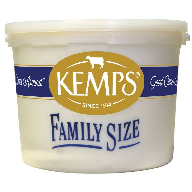 slide 1 of 5, Kemps New York Vanilla Reduced Fat Ice Cream - 128oz, 128 oz