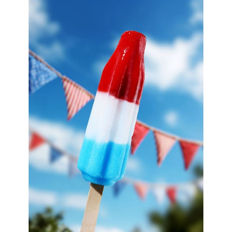 slide 4 of 8, Bomb Pop Original (Cherry, Lime, Blue Raspberry) Frozen Bars - 12pk/21 fl oz, 12 ct, 21 fl oz