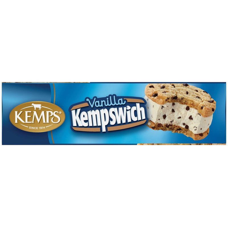 slide 7 of 8, Kemps Vanilla Frozen Kempswich - 4pk, 4 ct