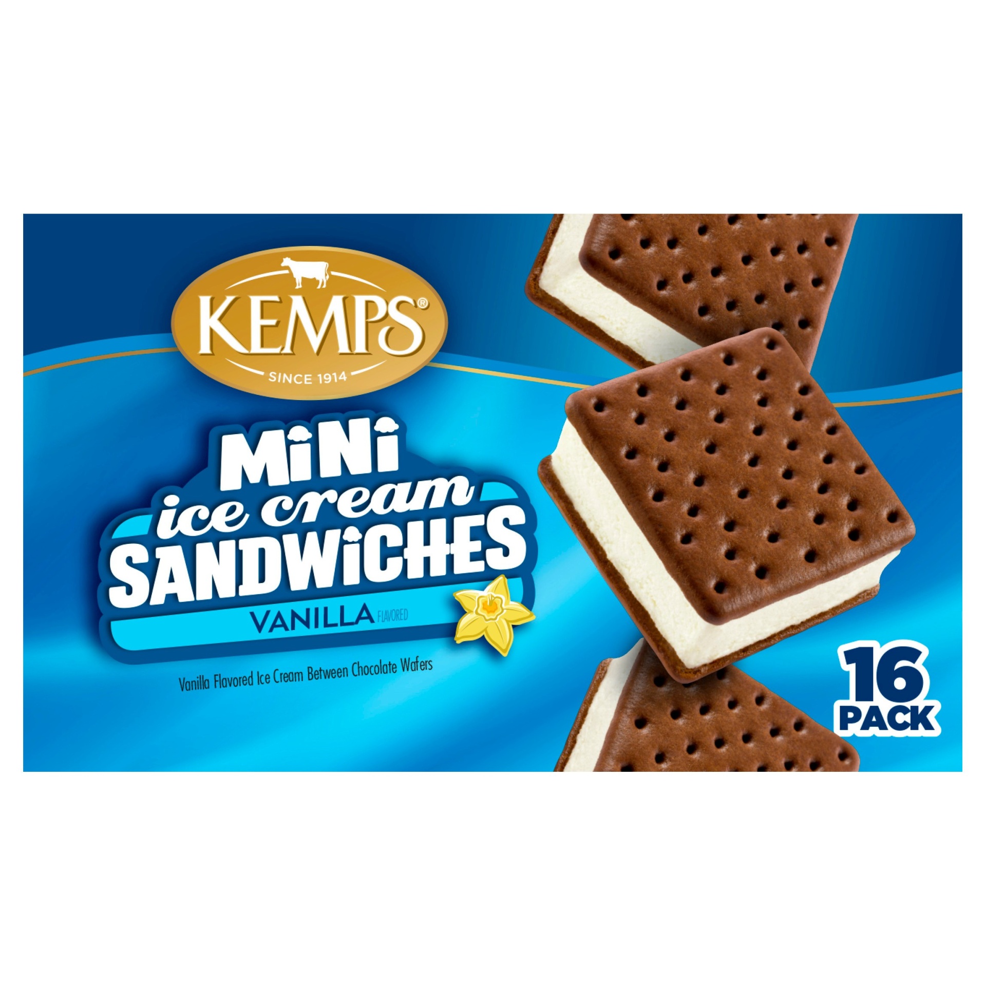 Kemps Mini Vanilla Ice Cream Sandwiches 16 ct | Shipt