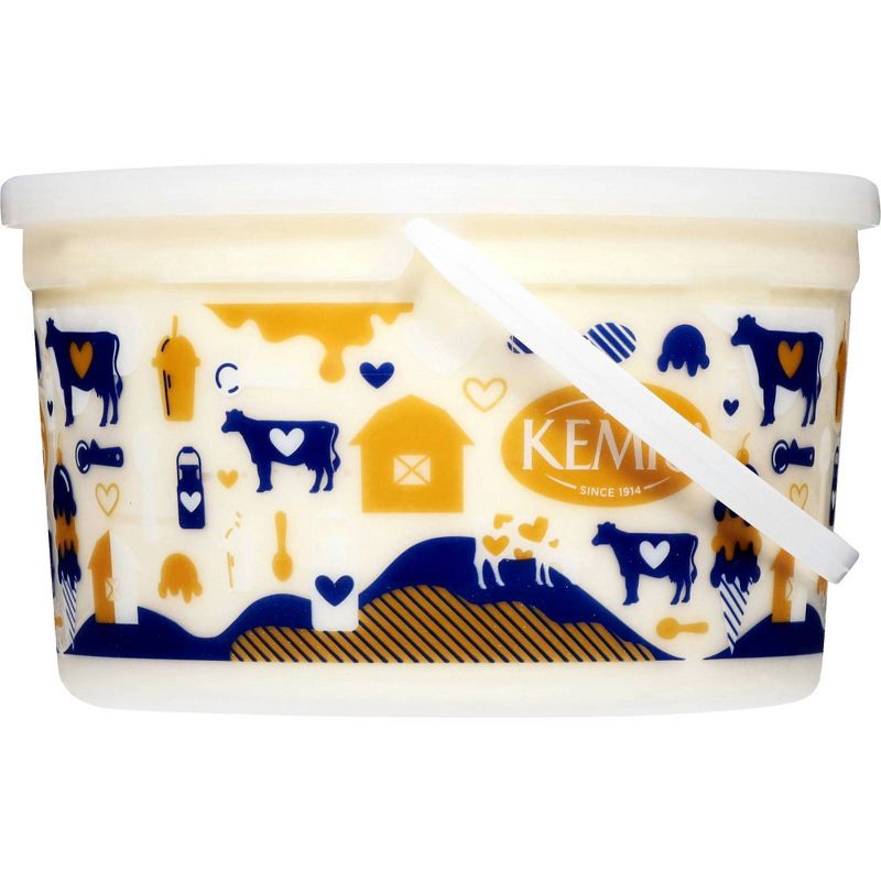 slide 6 of 8, Kemps Vanilla Reduced Fat Ice Cream - 128oz, 128 oz