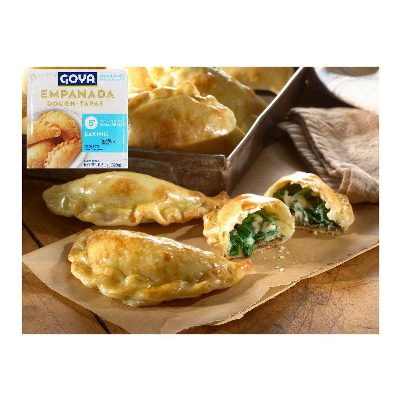 slide 3 of 4, GOYA Frozen Tapas Para Empanadas - 11.6oz/12ct, 11.6 oz, 12 ct