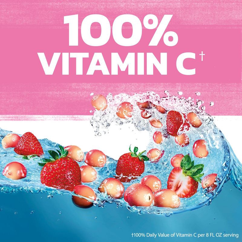 slide 5 of 10, Ocean Spray White Cranberry Strawberry Juice - 64 fl oz Bottle, 64 fl oz