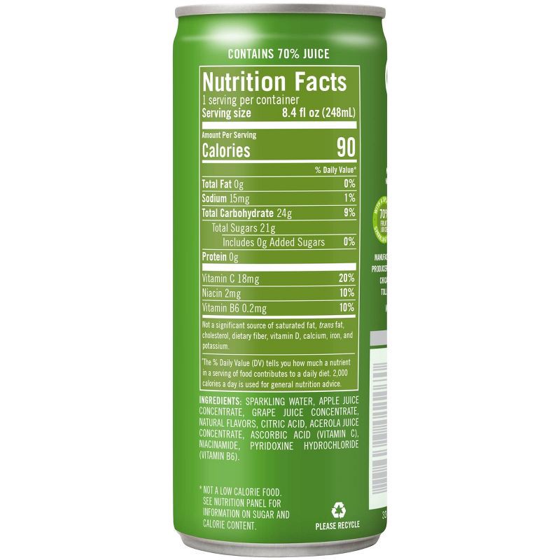 slide 2 of 4, IZZE Sparkling Apple - 4pk/8.4 fl oz Cans, 4 ct; 8.4 fl oz