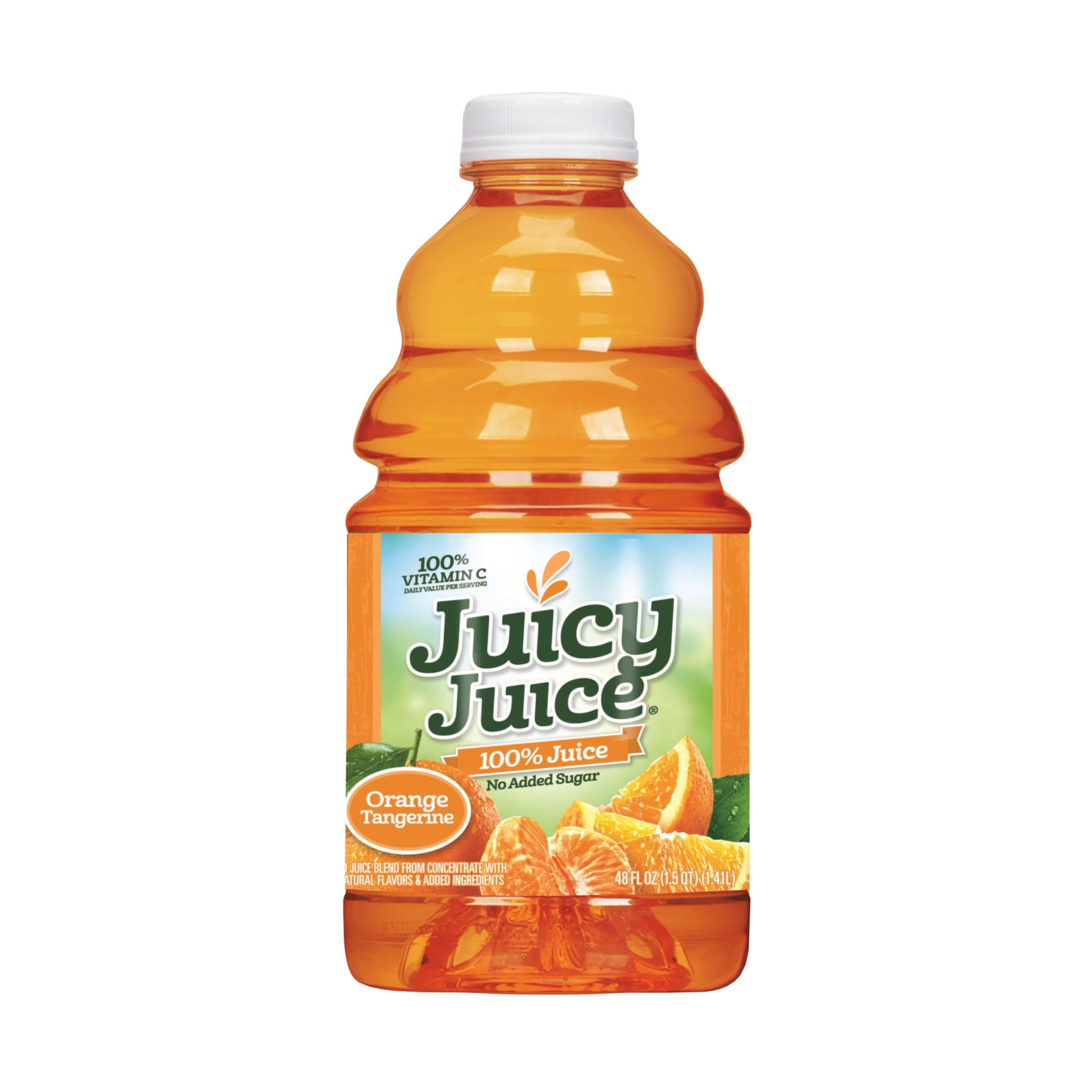 slide 1 of 3, Juicy Juice Orange Tangerine 100% Juice Bottle, 48 fl oz