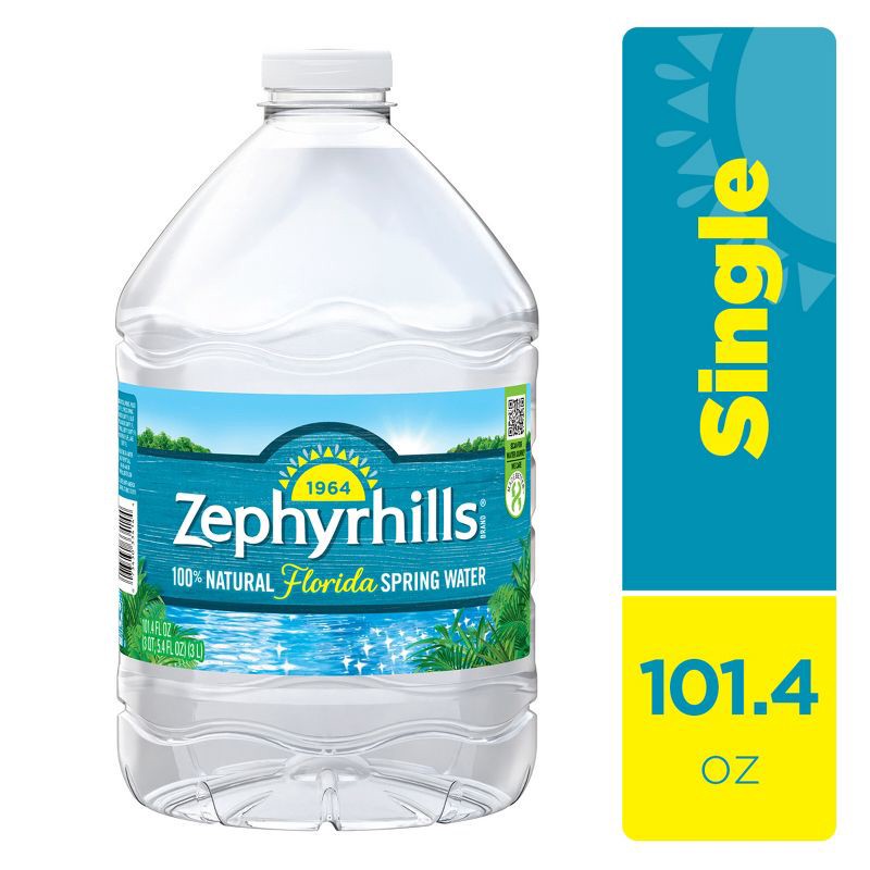 slide 1 of 10, Zephyrhills Florida Spring Water - 3L, Plastic Jug, 3 liter