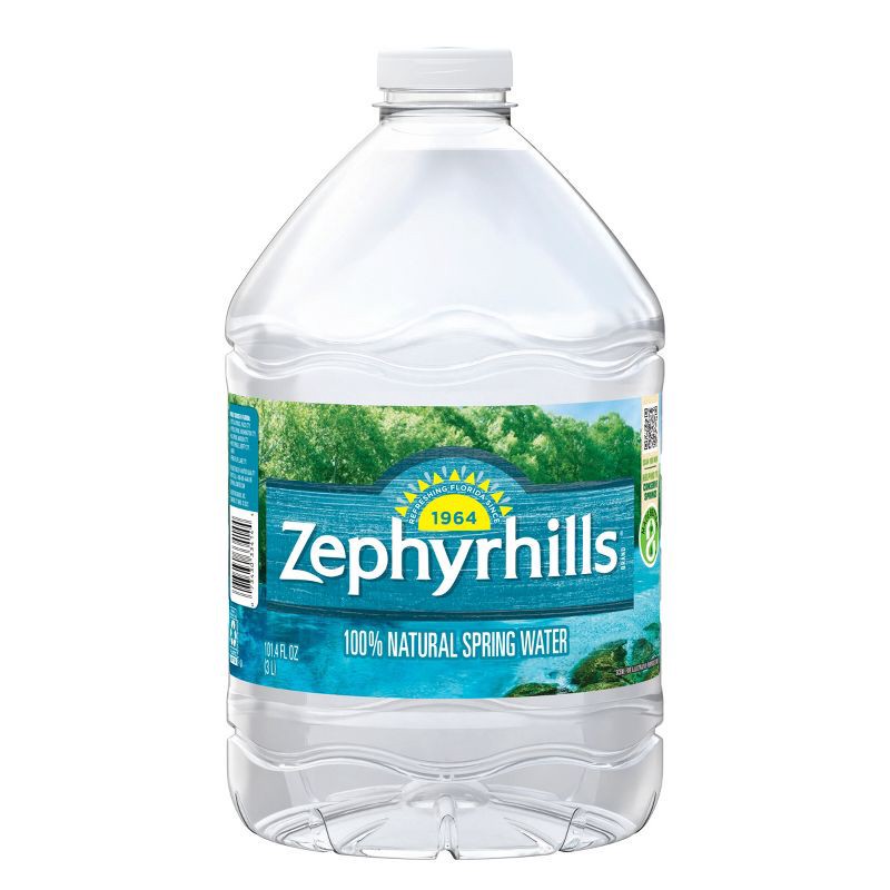 slide 1 of 7, Zephyrhills Brand 100% Natural Spring Water - 101.4 fl oz Jug, 101.4 fl oz