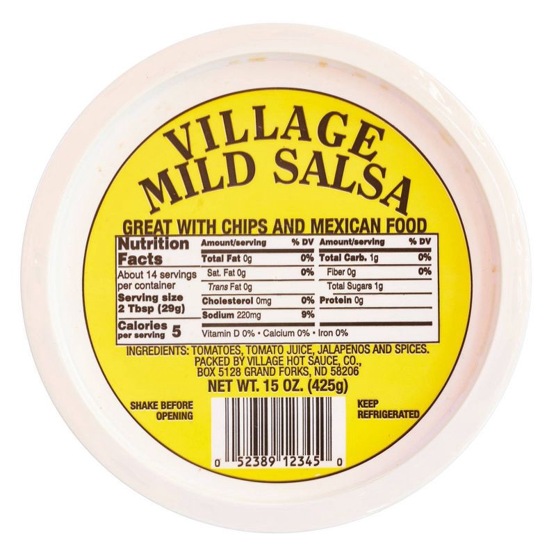 slide 2 of 9, Village Foods Village Mild Salsa - 15oz, 15 oz