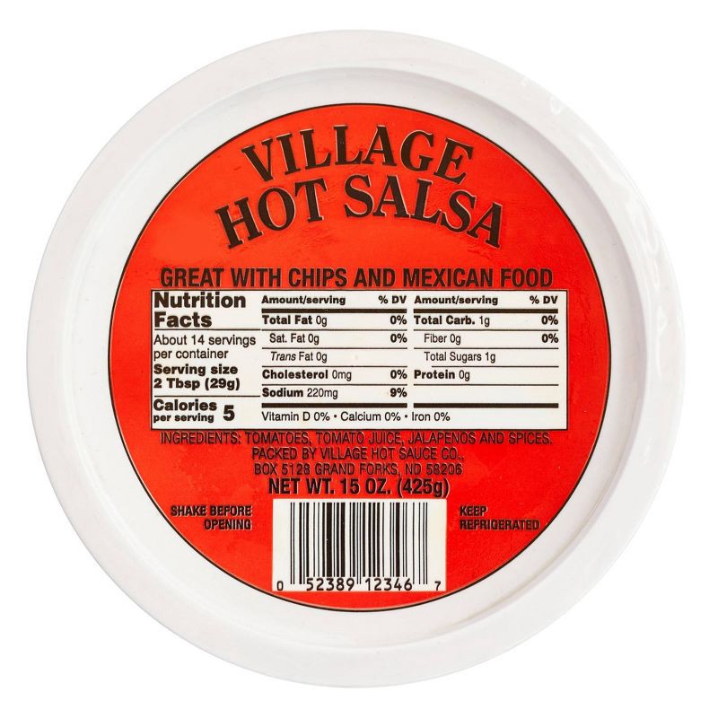 slide 2 of 8, Village Foods Village Hot Salsa - 15oz, 15 oz