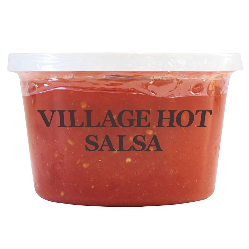 slide 1 of 3, Village Hot Sauce Village Hot Salsa - 15oz, 15 oz