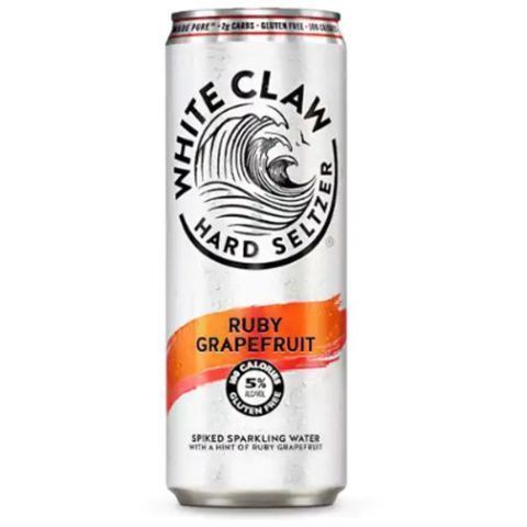 slide 1 of 1, White Claw Hard Seltzer Grapefruit, 19.2 oz