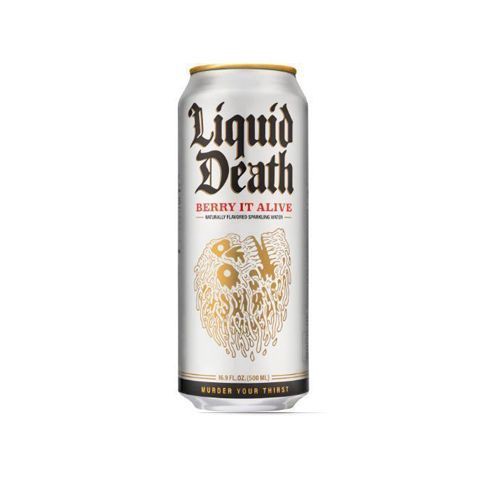 slide 1 of 1, Liquid Death Sparkling Water Berry It Alive, 16.9 oz