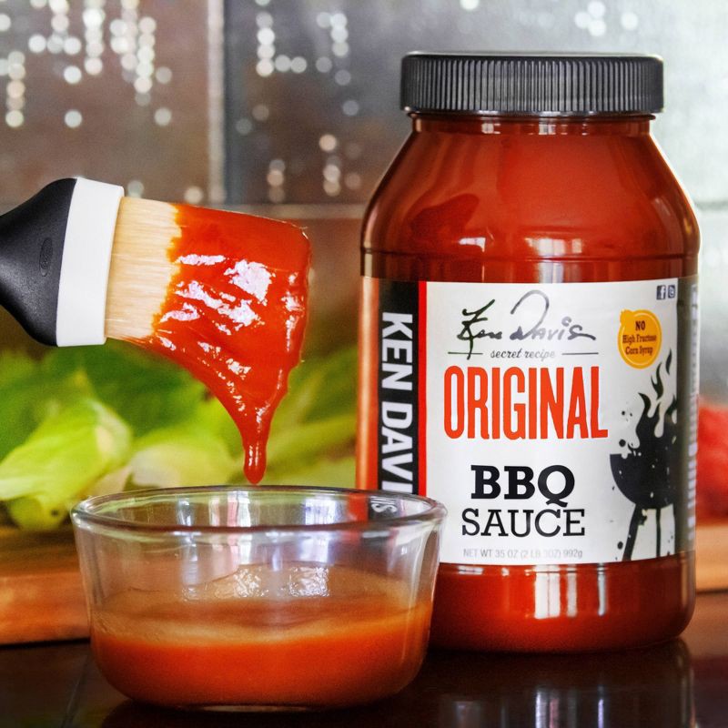 slide 4 of 5, Ken Davis Original BBQ Sauce - 35oz, 35 oz