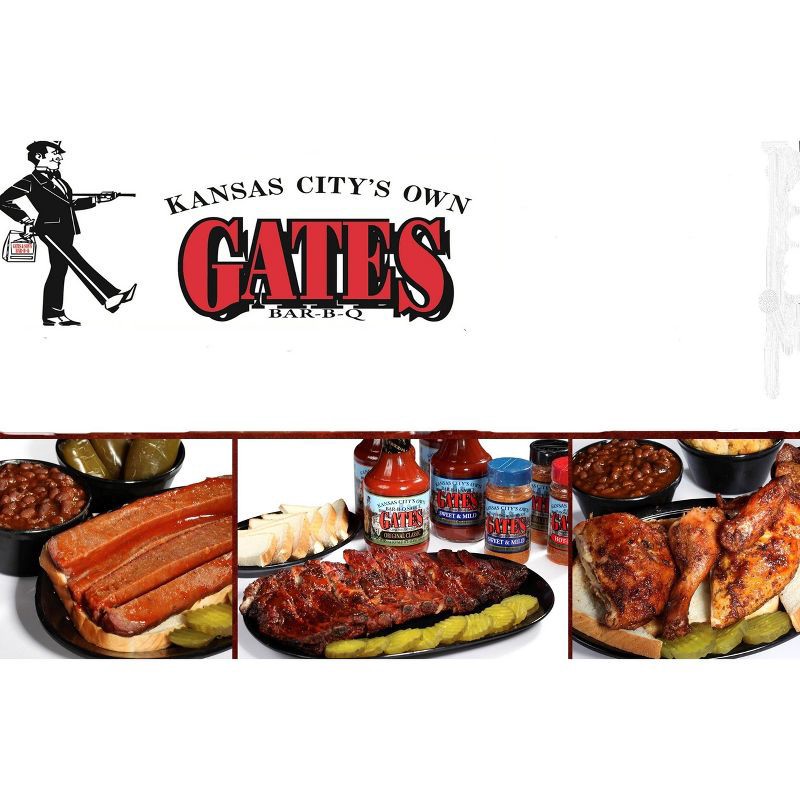 slide 4 of 4, Gates Bar-B-Q Gates Original Classic Bar-B-Q Sauce - 18oz, 18 oz