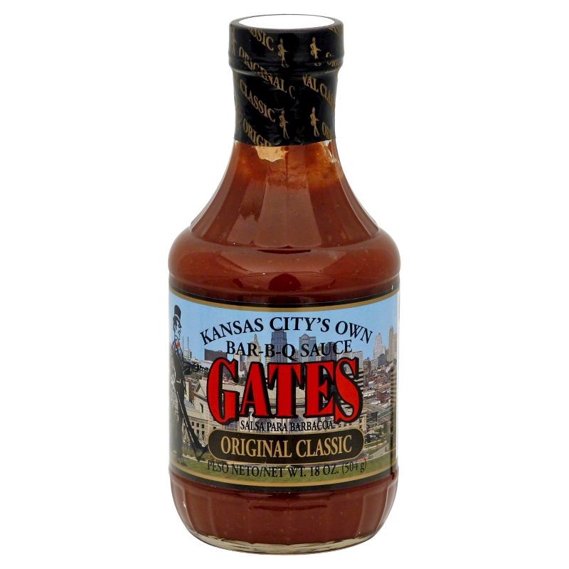 slide 1 of 4, Gates Bar-B-Q Gates Original Classic Bar-B-Q Sauce - 18oz, 18 oz