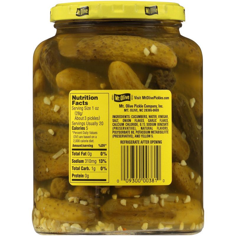 slide 2 of 4, Mt. Olive Petite Baby Dills - 32oz, 32 oz