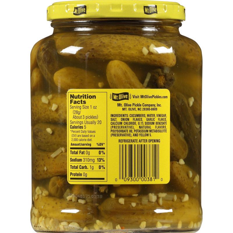 slide 3 of 4, Mt. Olive Petite Baby Dills - 32oz, 32 oz