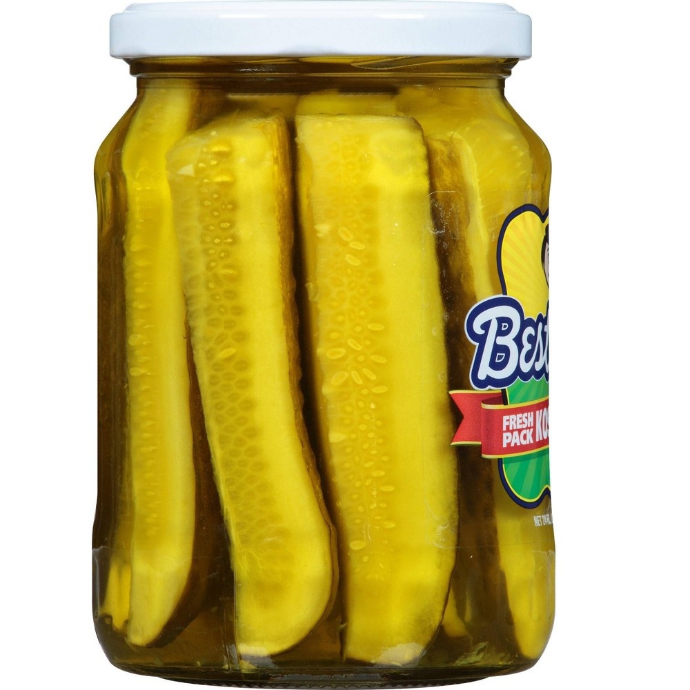 slide 2 of 4, Best Maid Fresh Pack Kosher Pickle Spears, 24 fl oz