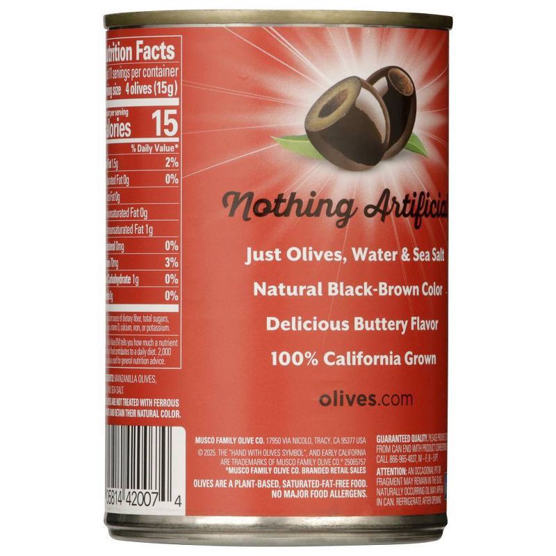 slide 12 of 17, Early California Reduced Sodium Large Pitted Ripe Olives - 6oz, 6 oz