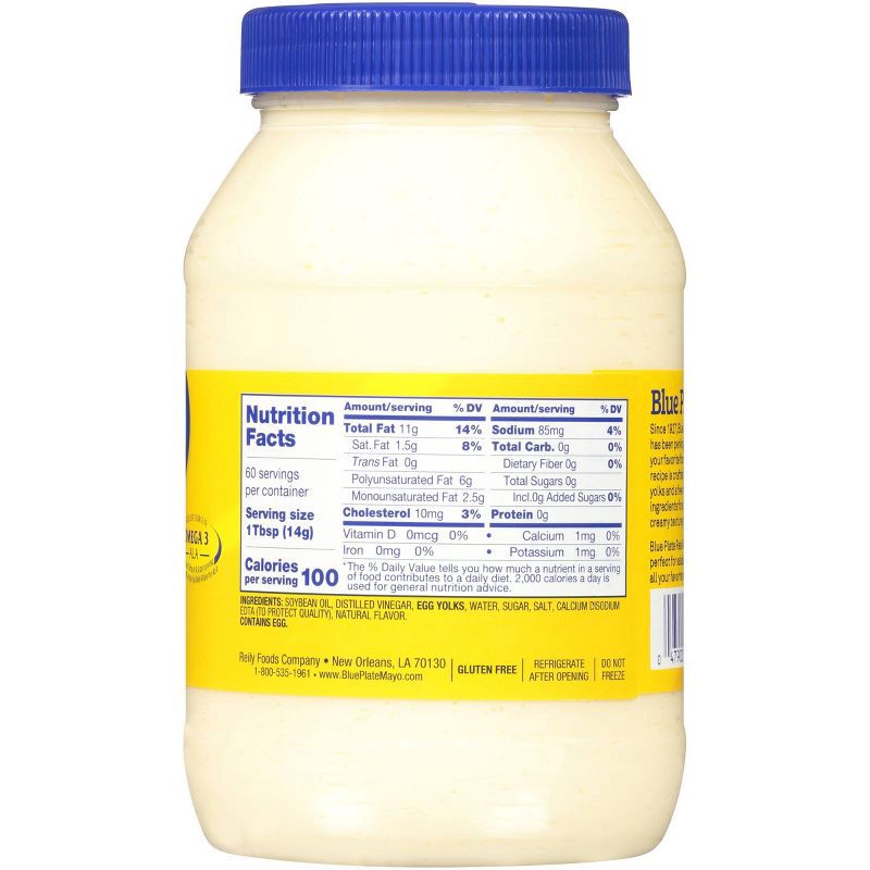 slide 2 of 8, Blue Plate Mayonnaise - 30 fl oz, 30 fl oz