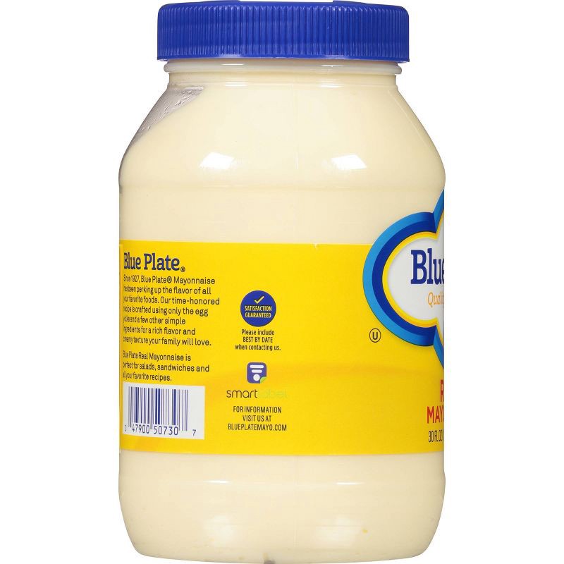 slide 3 of 8, Blue Plate Mayonnaise - 30 fl oz, 30 fl oz