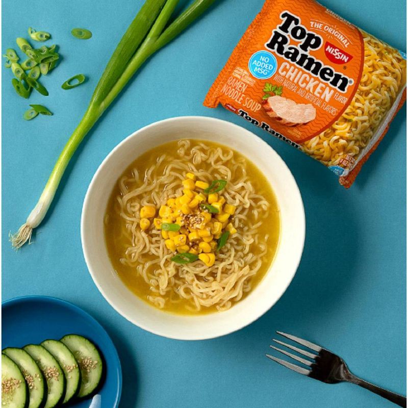 slide 2 of 3, Nissin Top Ramen Noodle Chicken Soup - 3oz, 3 oz