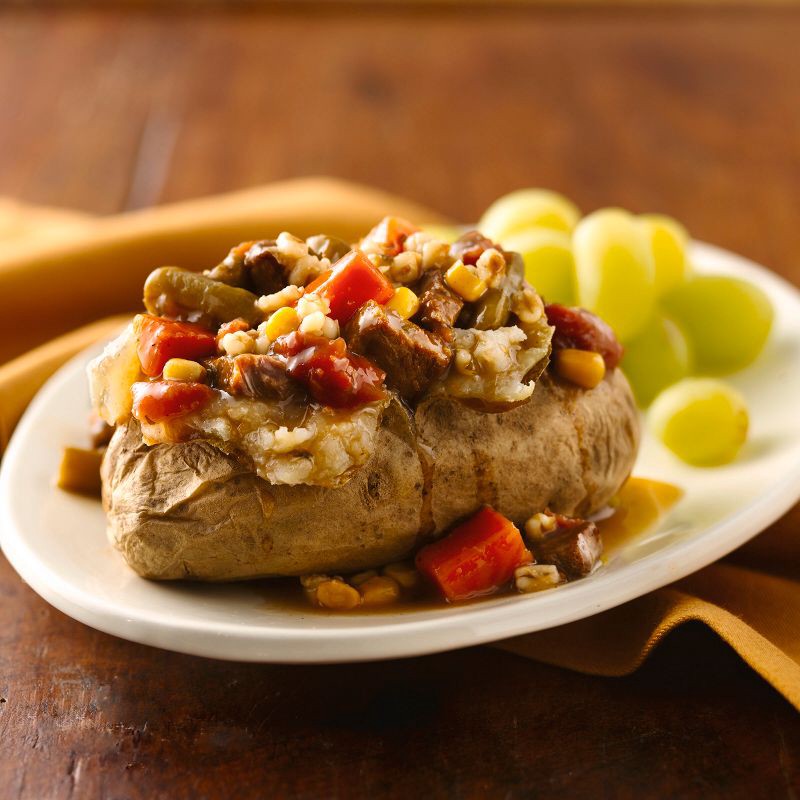 slide 2 of 8, Progresso Rich & Hearty Savory Beef Barley Vegetable Soup - 18.6oz, 18.6 oz