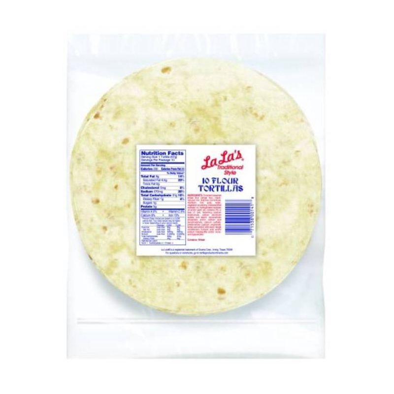 slide 3 of 3, Mission La La's Traditional Style Flour Tortillas - 24oz/10ct, 24 oz, 10 ct