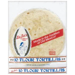 Mission La La's Burrito Size Traditional Style Flour Tortillas - 24oz/10ct