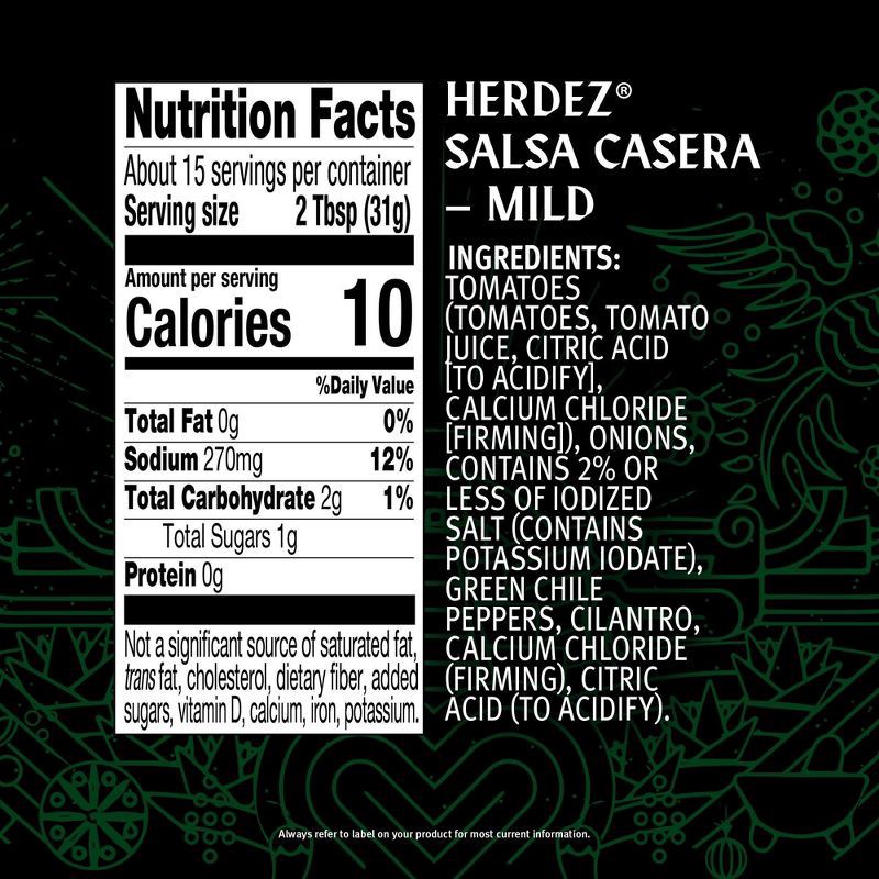 slide 4 of 11, Herdez Salsa Casera Mild 16oz, 16 oz