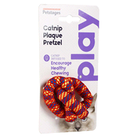 slide 3 of 29, Petstages Catnip Plaque Away Pretzel Cat Toy, 1 ct