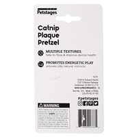 slide 19 of 29, Petstages Catnip Plaque Away Pretzel Cat Toy, 1 ct