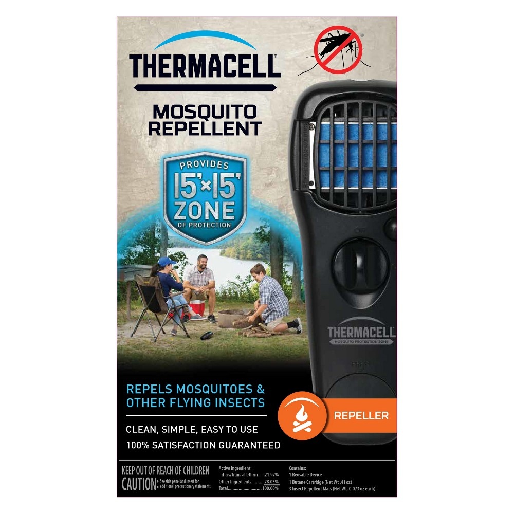 slide 2 of 2, Thermacell Mosquito Repeller - Black, 1 ct