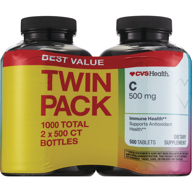 slide 1 of 1, Cvs Vitamin C 500Mg Tabs Tp, 500 ct