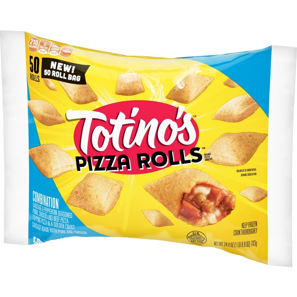 Totino's Pizza Rolls, Combination, Frozen Snacks, 24.8 oz, 50 ct 24.8 oz Shipt