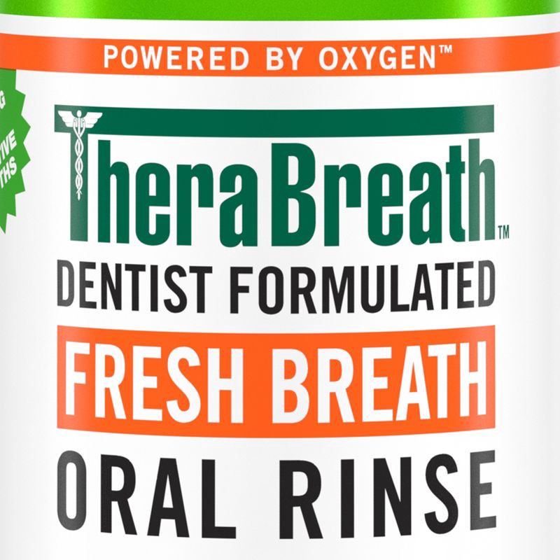 slide 2 of 9, TheraBreath Fresh Breath Mouthwash Alcohol-Free - Mild Mint - 33.8 fl oz, 33.8 fl oz