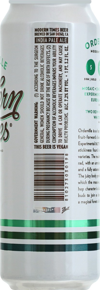 slide 5 of 9, Modern Times Beer Modern Times Orderville Beer 19.2 oz, 19.2 oz