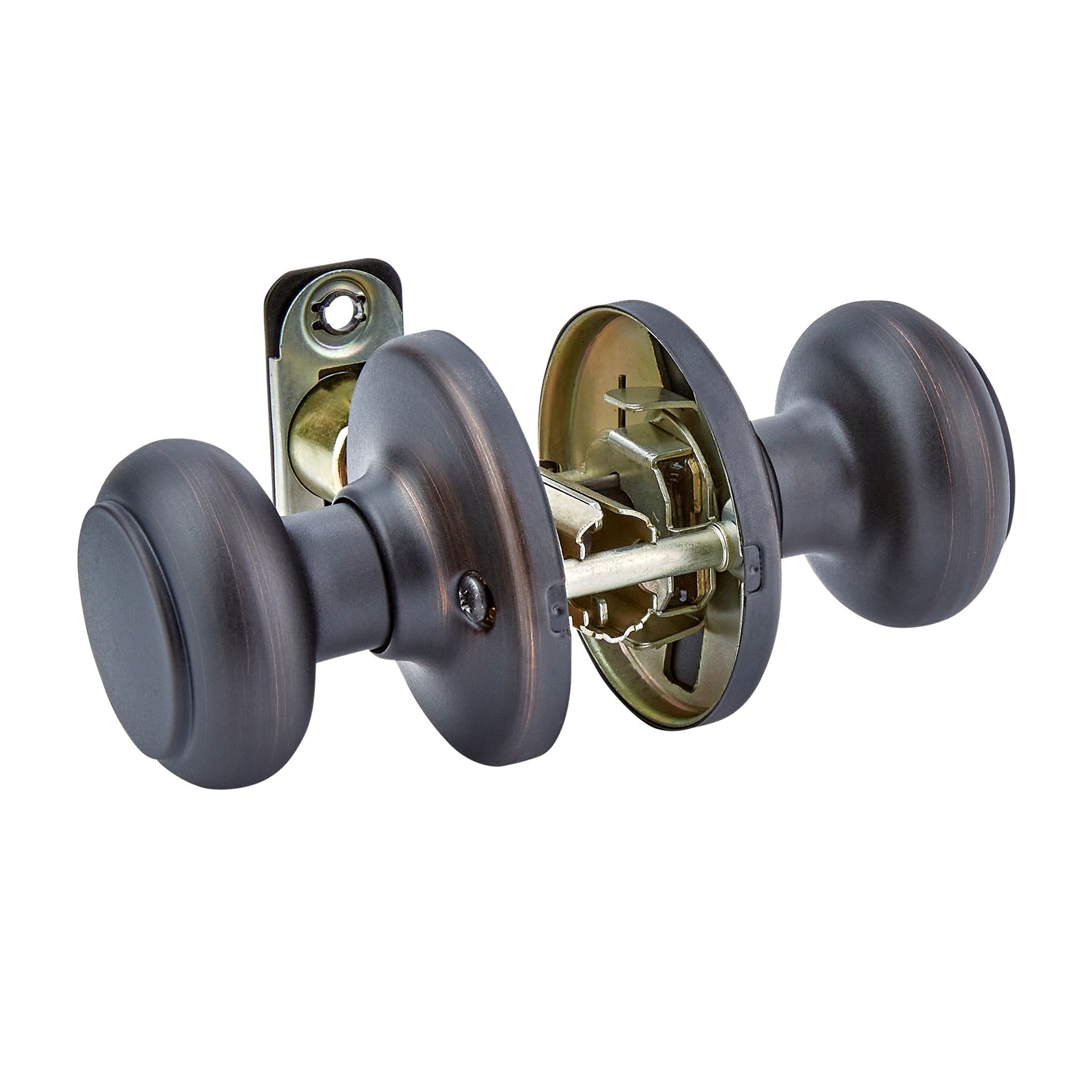 slide 2 of 6, Kwikset Cove Venetian Bronze Interior or Hall/Closet Passage Door Knob, 1 ct