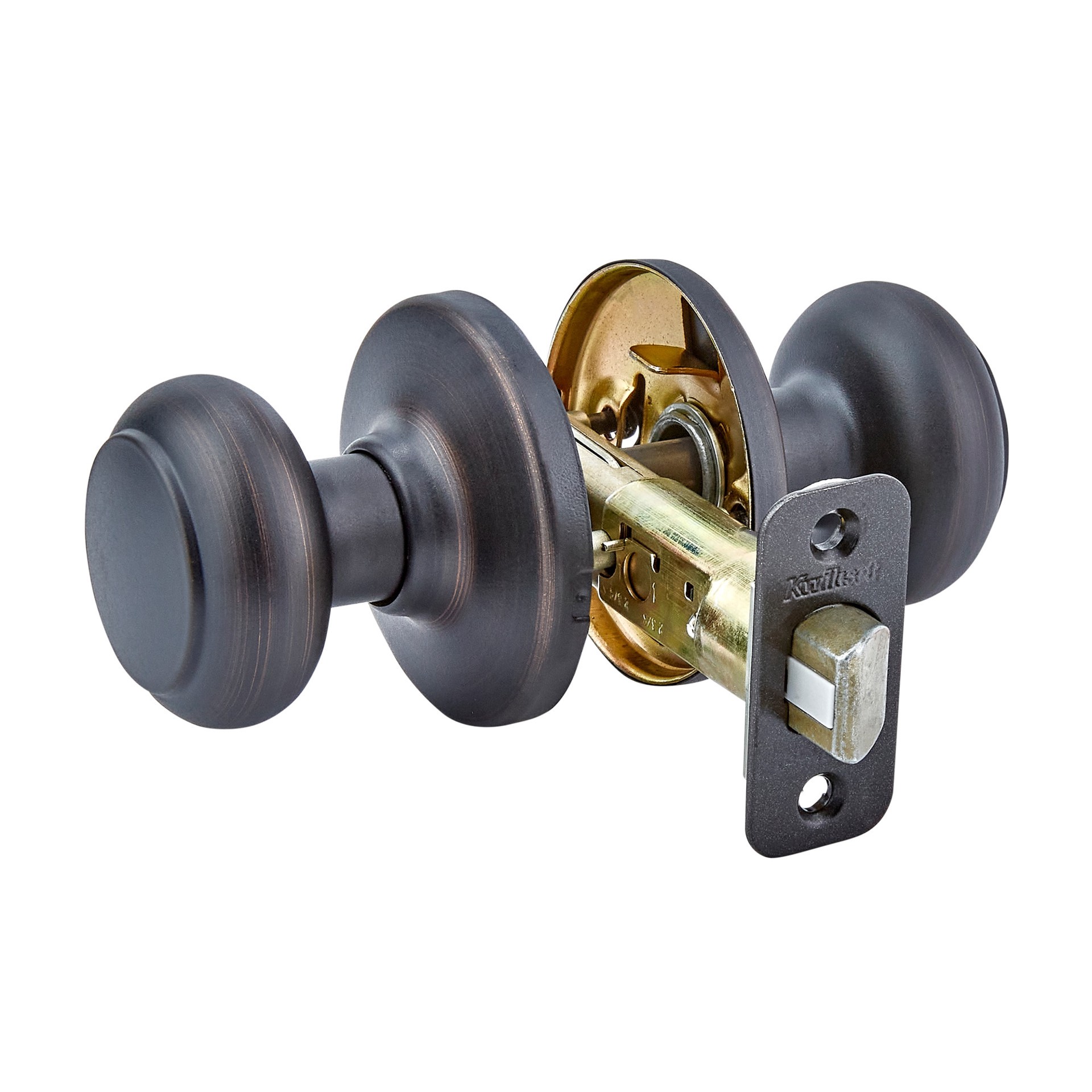 slide 3 of 6, Kwikset Cove Venetian Bronze Interior or Hall/Closet Passage Door Knob, 1 ct
