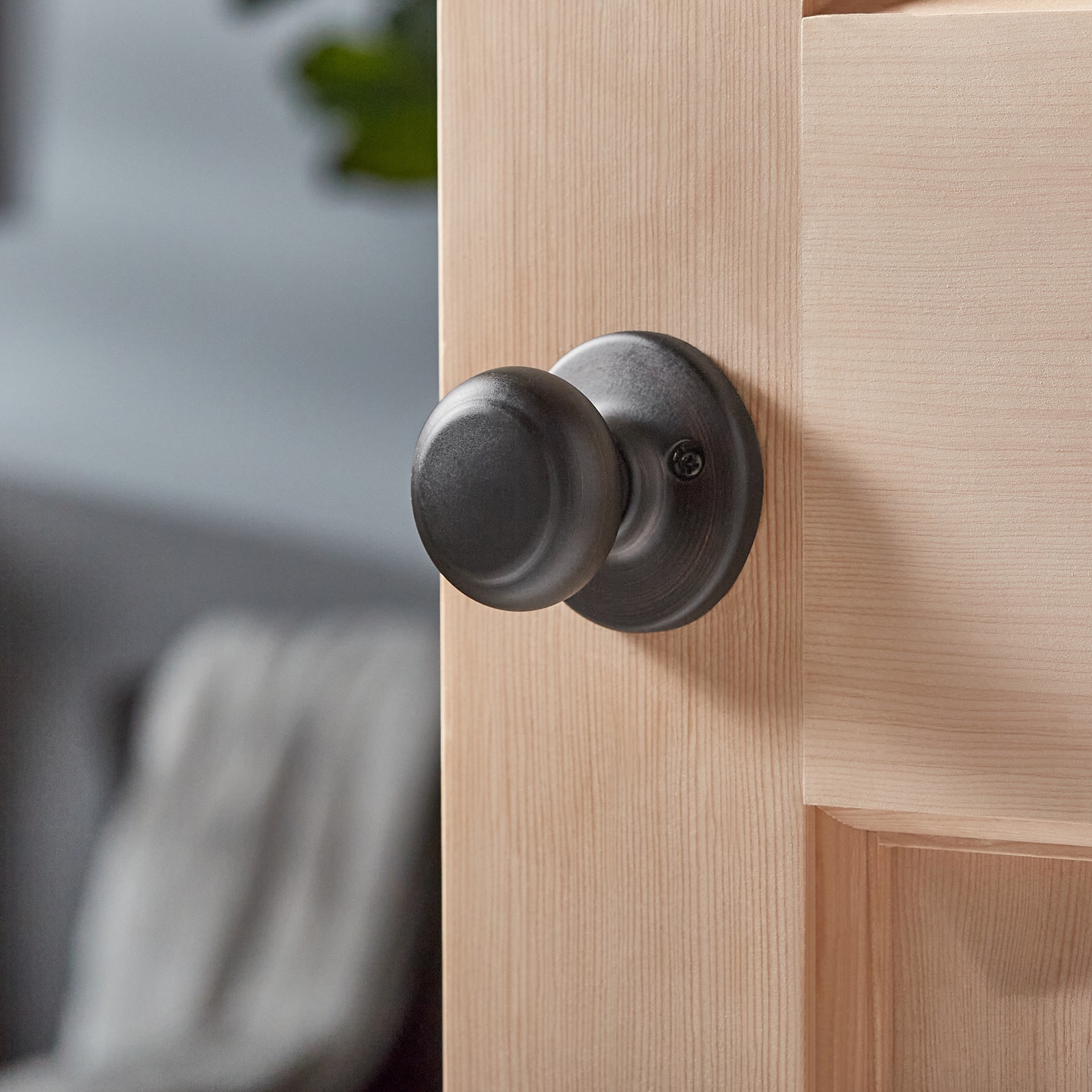 slide 2 of 6, Kwikset Cove Venetian Bronze Interior or Dummy Door Knob, 1 ct