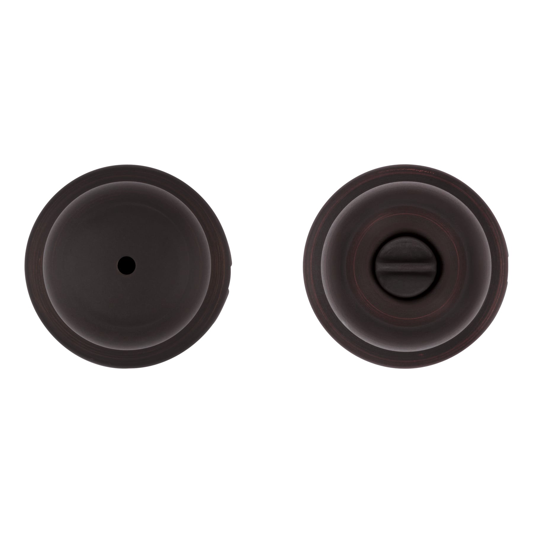 slide 4 of 6, Kwikset Cove Venetian Bronze Interior or Bed/Bath Privacy Door Knob, 1 ct