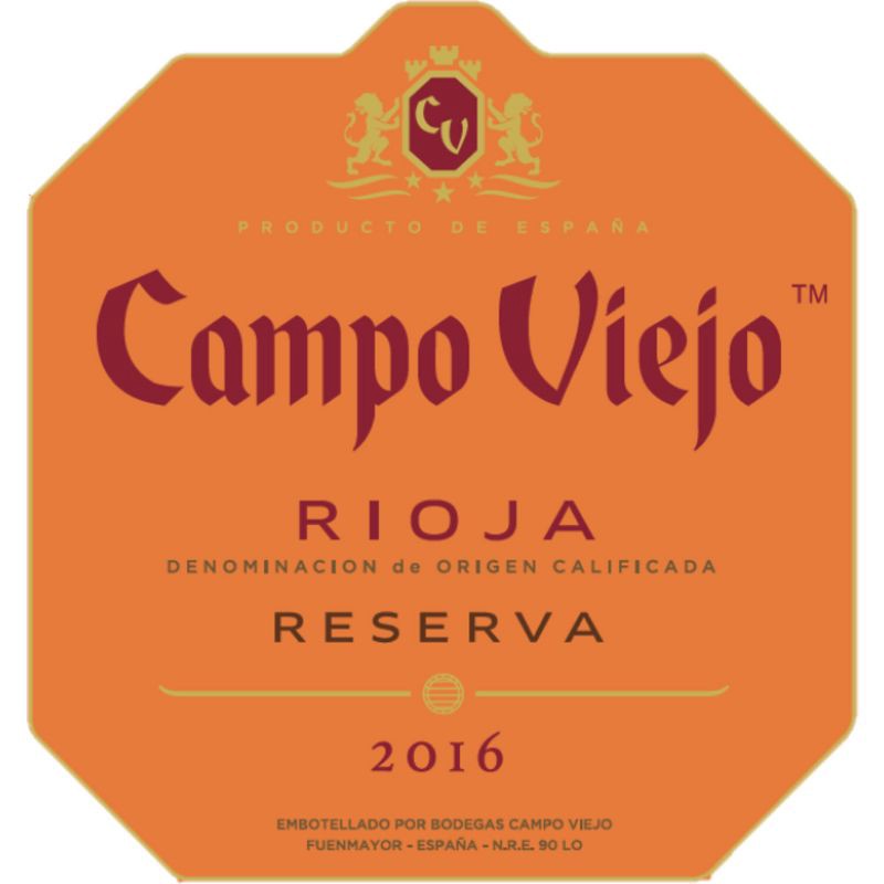 slide 4 of 6, Campo Viejo Reserva Rioja Red Wine - 750ml Bottle, 750 ml