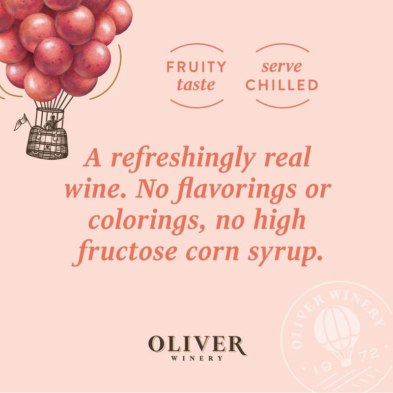 slide 5 of 7, Oliver Sweet Rosé - 750ml Bottle, 750 ml