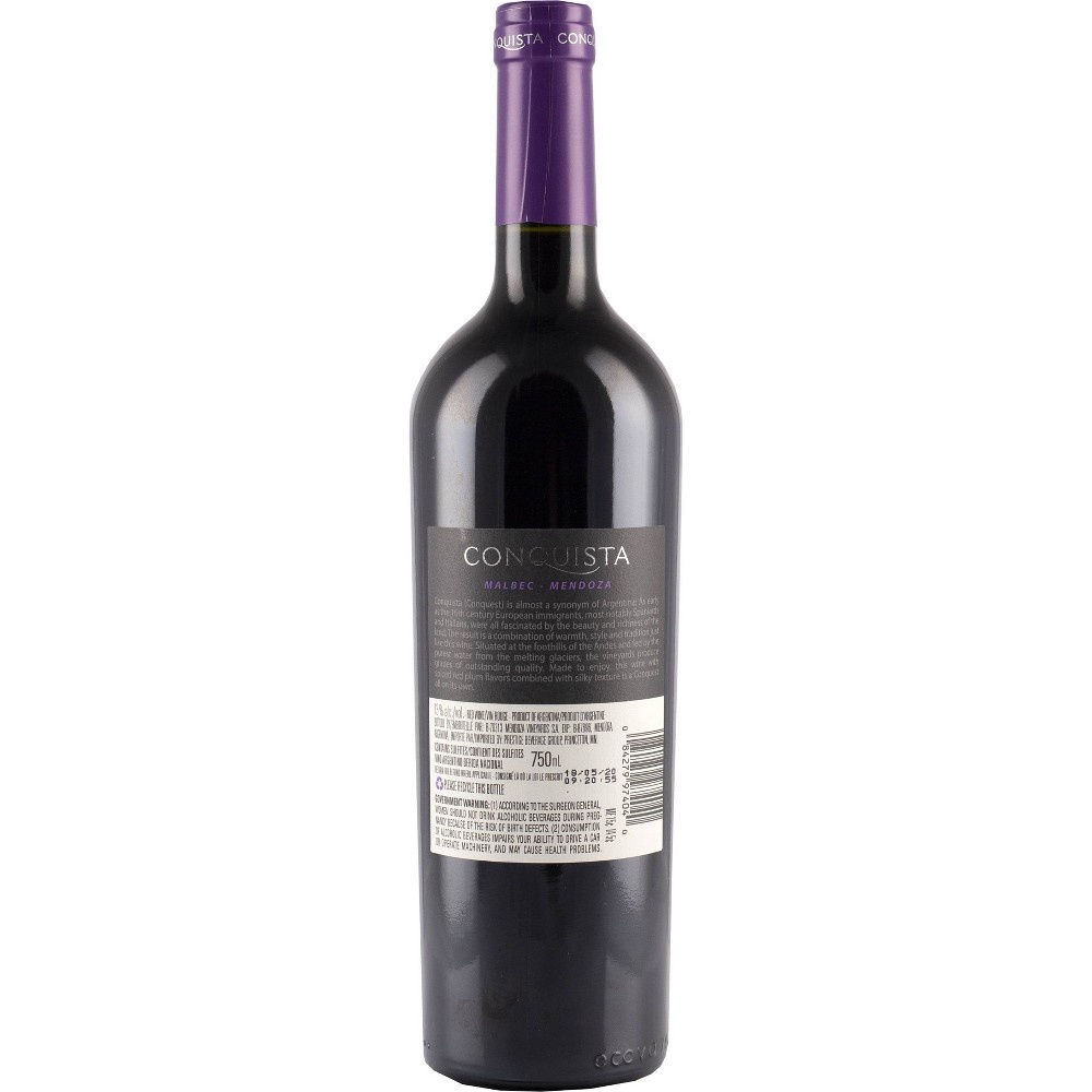 slide 2 of 2, Conquista Malbec Red Wine - 750ml Bottle, 750 ml