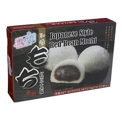 slide 1 of 1, Yuki & Love Japanese Style Red Bean Mochi, 7.4 oz